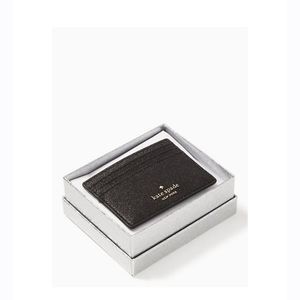 SOLD.........Black Shimmy Glitter Small  Cardholder NWT